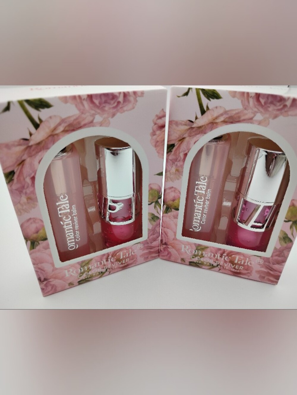 2 Sets Romantic Tale Pink Color Reviver Lip Balm + Hydrating Pink Lip Oil BNIB - Picture 2 of 5
